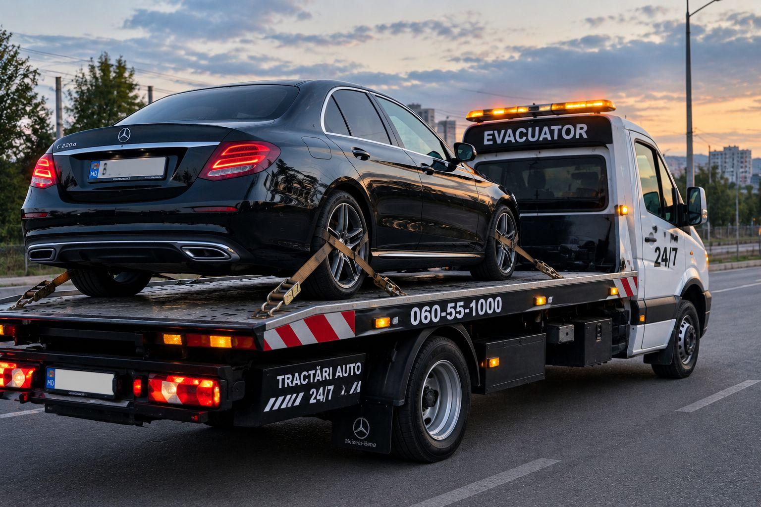 Spre service, la apus